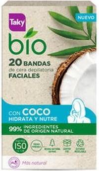 Taky Bio Coco Facial Wax Strips 20 Units (20 x)