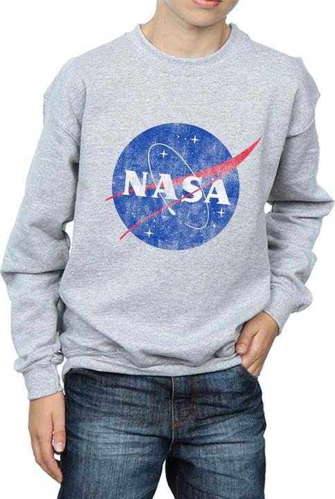 Produktbild Nasa Classic Insignia Logo Distressed Sweatshirt Jungen (152, 158)