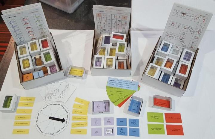 Domino Deutsch 2 NEU  Spiele und Kärtchen - fixfertig  Kap. 10-12 (German)