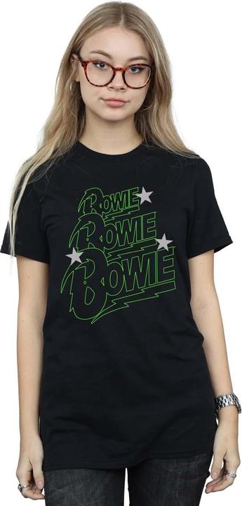 Produktbild David Bowie Multiple Neon Logo TShirt (5XL)