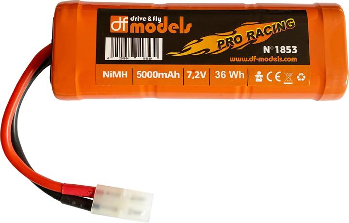Immagine prodotto DF-Models Racing Pack NiMh 7,2V 5000mAh Tamiya (7.20 V, 5000 mAh)