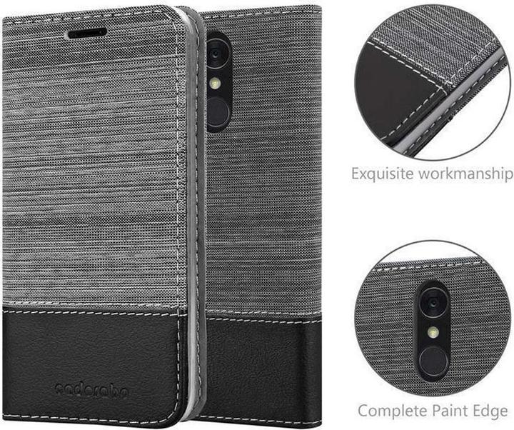 Produktbild Cadorabo Book Jeans Optik Cover (LG Q7a)