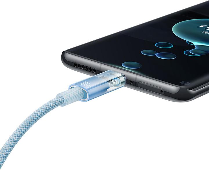 Produktbild Baseus Cable cabel Type C to Type C PD 6A 100W Explorer P10319703311-01 / CB000043 2 m blue (2 m, 100 W)