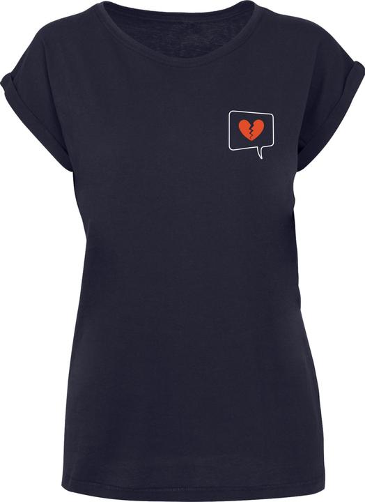 Produktbild Merchcode Ladies Heartbreak X Extended Shoulder Tee - 111573 (L)