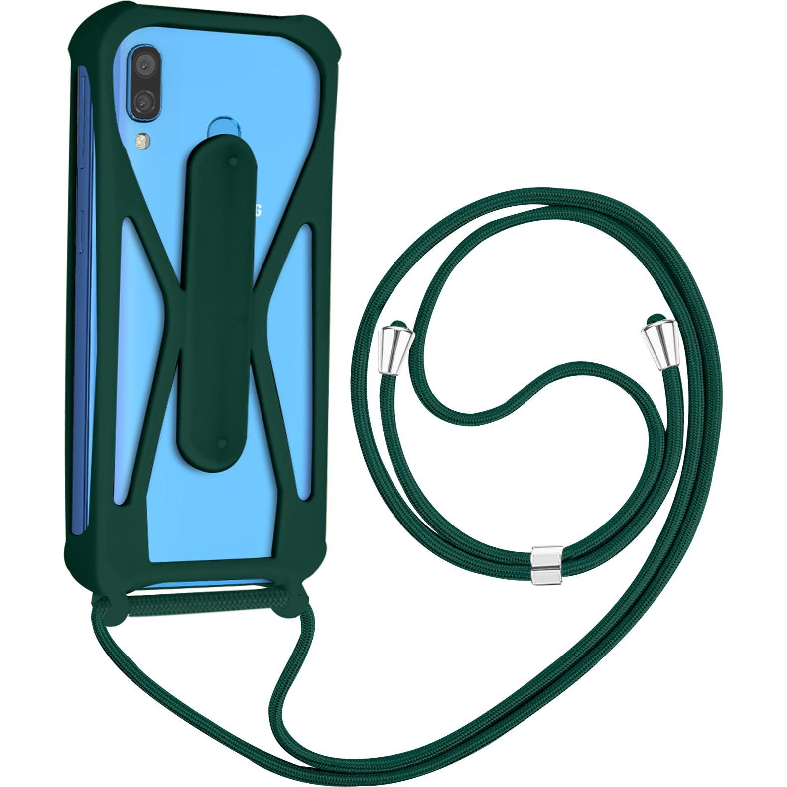 Thumbnail - Avizar Universelle Handyhülle mit Kette Series, Handykette, Grün