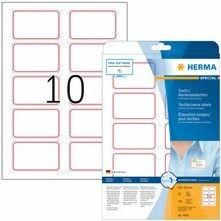 Actual product image HERMA A4 removable name labels