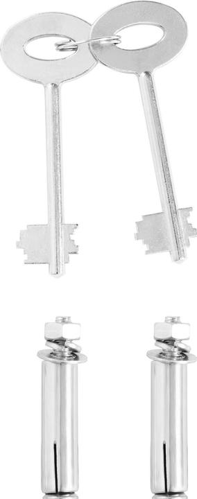 Produktbild Stamony Möbeltresor Mini-Tresor Schranktresor 23 x 17 x 17 cm Doppelriegel 2 Schlüssel