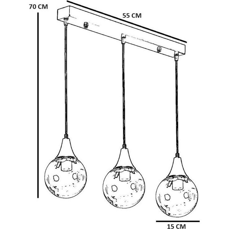 Thumbnail - Opviq, Pendelleuchte, Afra (E27)