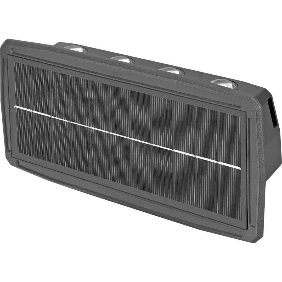 EDM, Illuminazione esterna, Wandleuchte 31828 Polycarbonat ABS 8 W 400 lm LED Solar (3000 K) (400 lm, IP65)