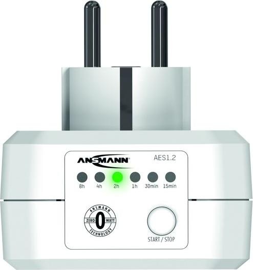 Produktbild Ansmann Steckdose Zero Watt AES1 wei zeitgesteuert, kein Strom im Standby