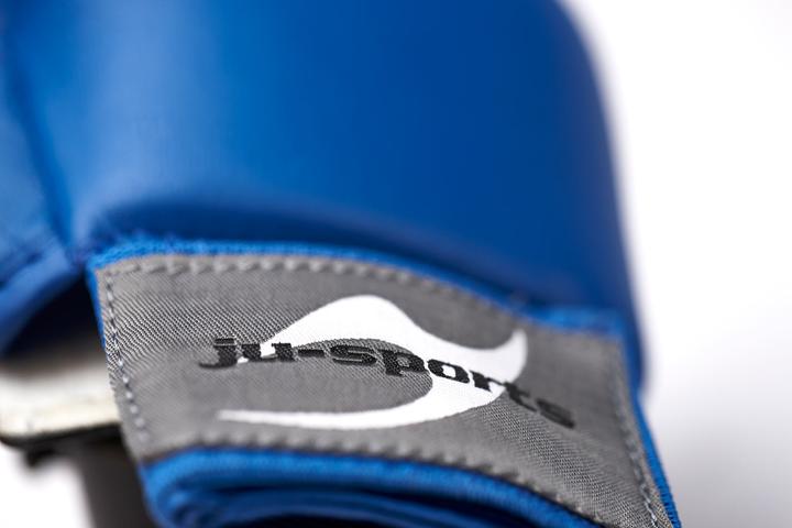Actual product image Ju-Sports Karate hand guard blue with thumb (XL)