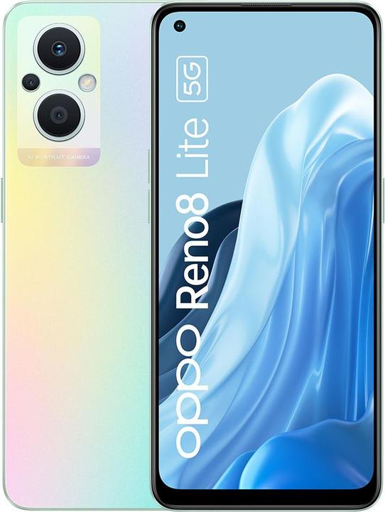 OPPO Reno 8 Lite (128 GB, Rainbow Spectrum, 6.43", Dual SIM, 64 Mpx, 5G)