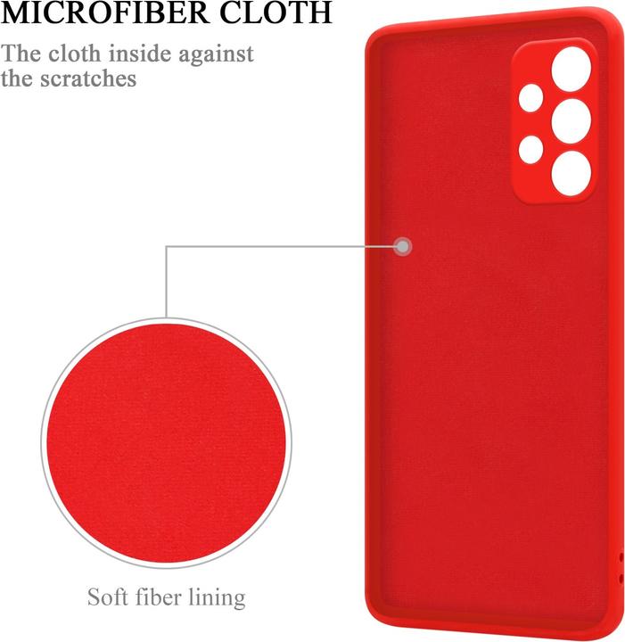 Produktbild Cadorabo TPU Liquid Ring Silicone Case Hülle für Samsung Galaxy A53 5G (Samsung Galaxy A53 5G)