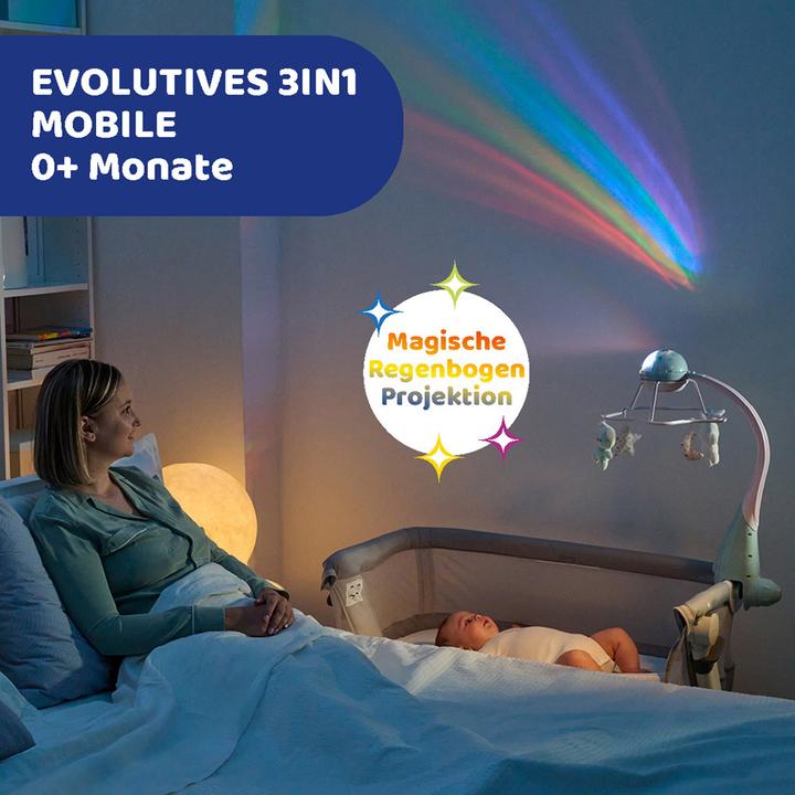 Produktbild Chicco Regenbogen Mobile 3-in-1 Pink