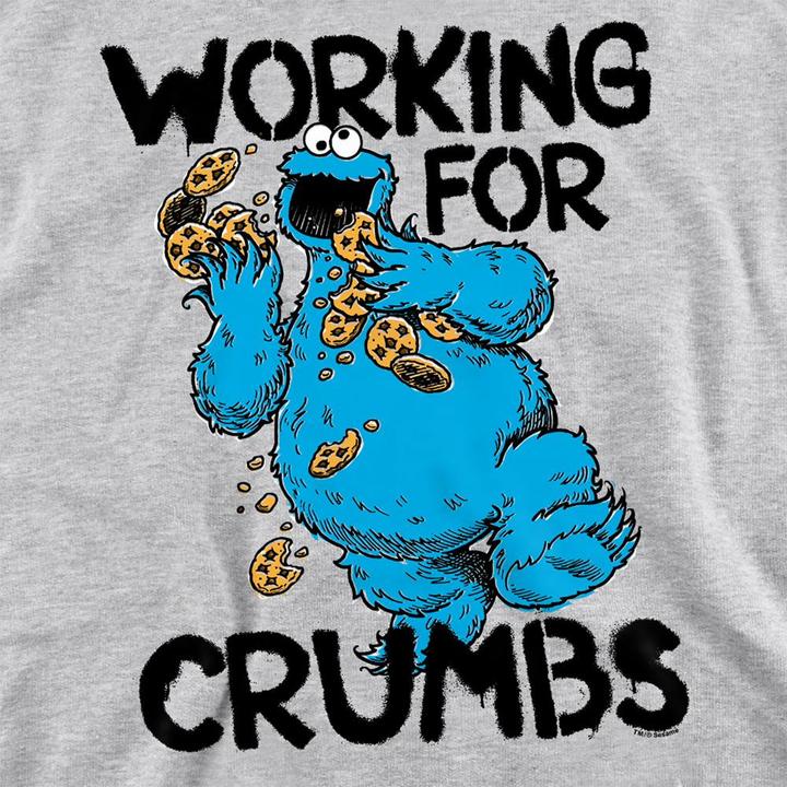 Image du produit - Sweat motif Macaron le glouton WORKING FOR CRUMBS - Adulte (XL)