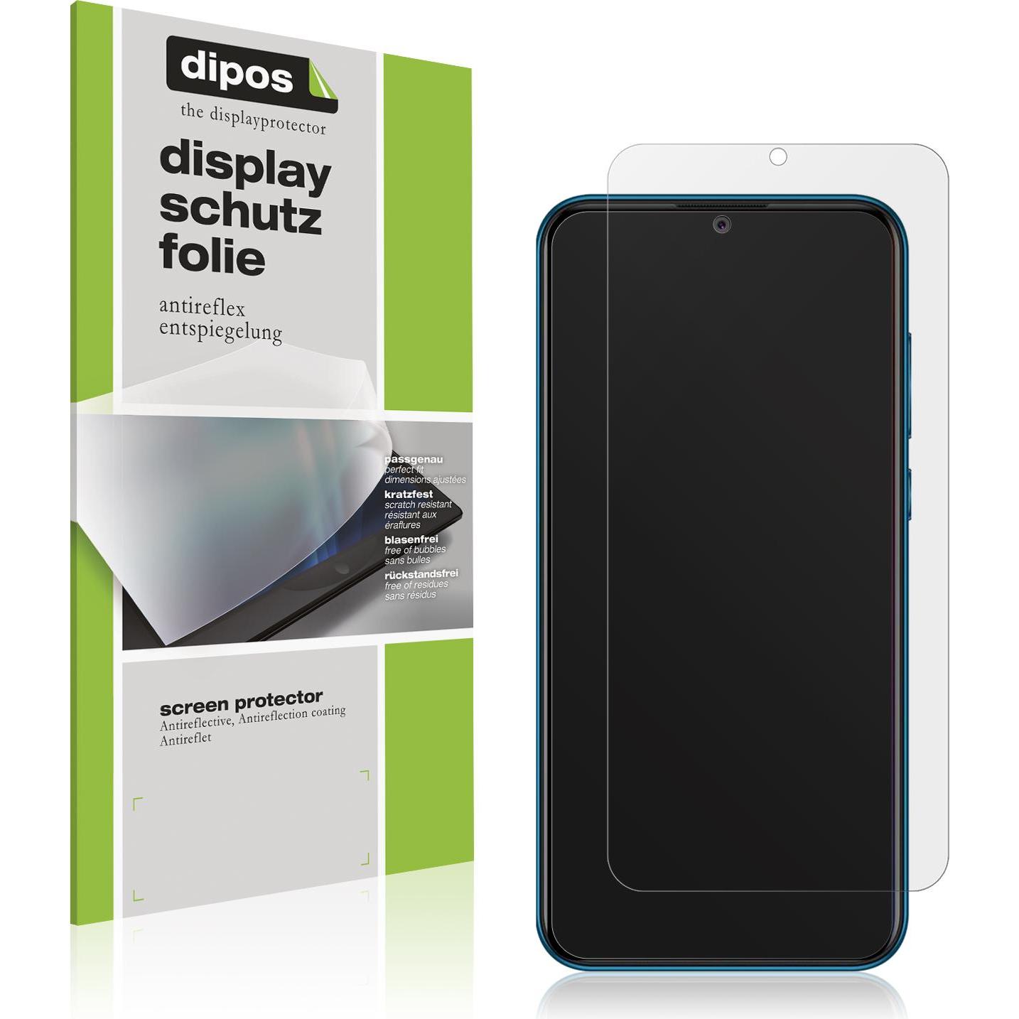 Thumbnail - Dipos Displayschutzfolie Antireflex (5 Stück, Coolpad Cool 5), Smartphone Schutzfolie, Transparent