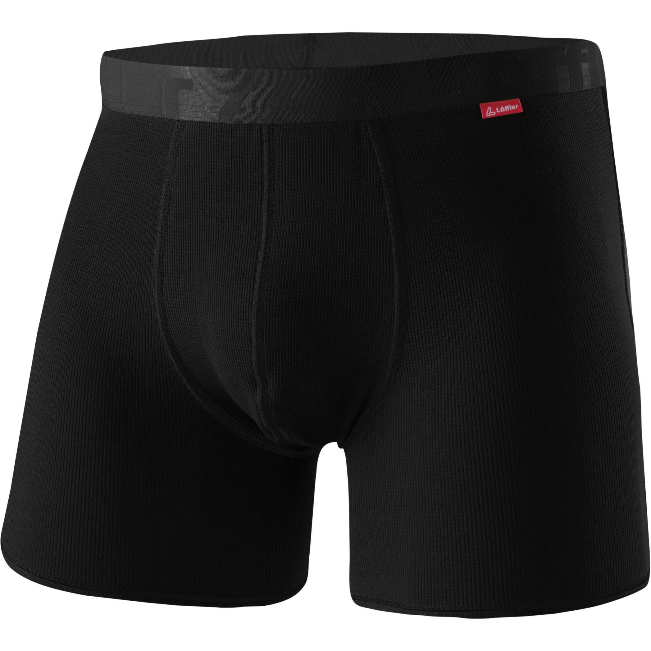 Löffler, Herren, Funktionsunterhose, Transtex Light Boxershorts (50), Schwarz, 50