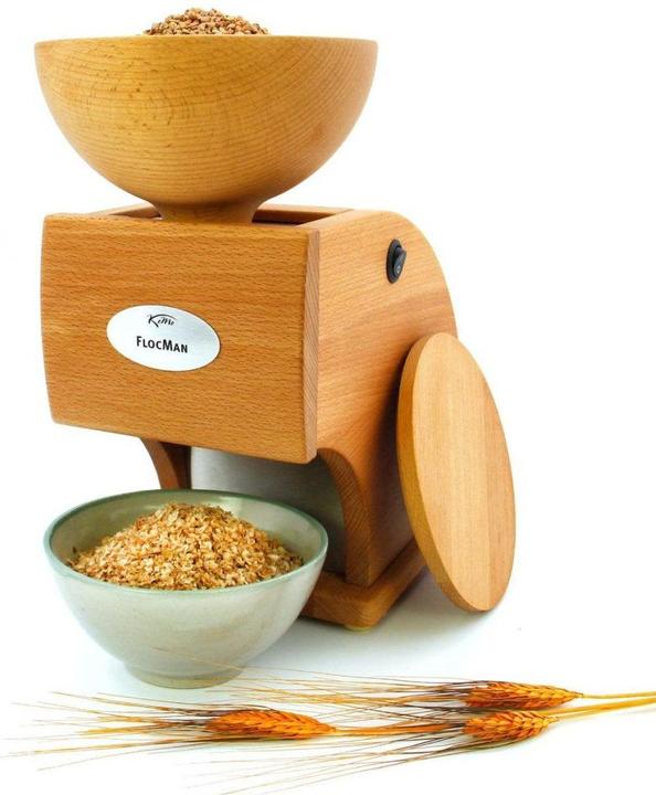 Actual product image Komo FlocMan electric flaker cereal crusher