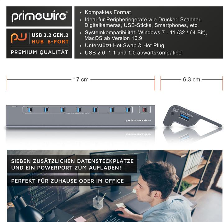 Image du produit Primewire Verteiler (8 ports)