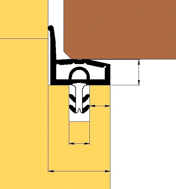 Image du produit Trelleborg Dichtprofil L5011,TSP-Flex,beige