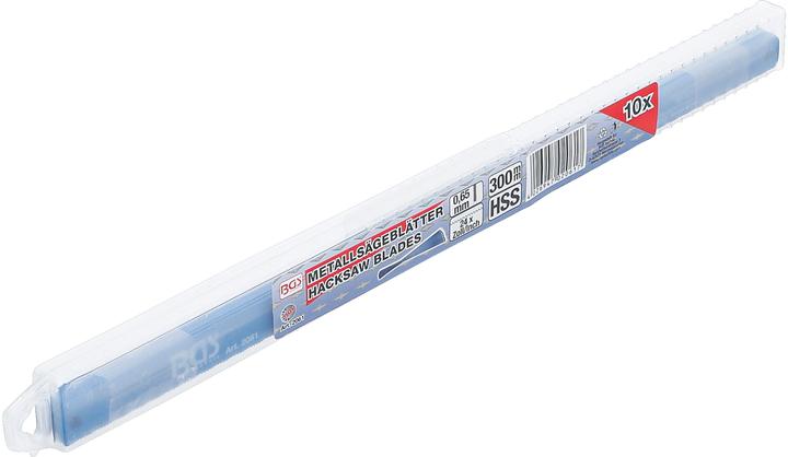 Produktbild BGS Metallsägeblätter HSS flexibel 13 x 300 mm 10-tlg.