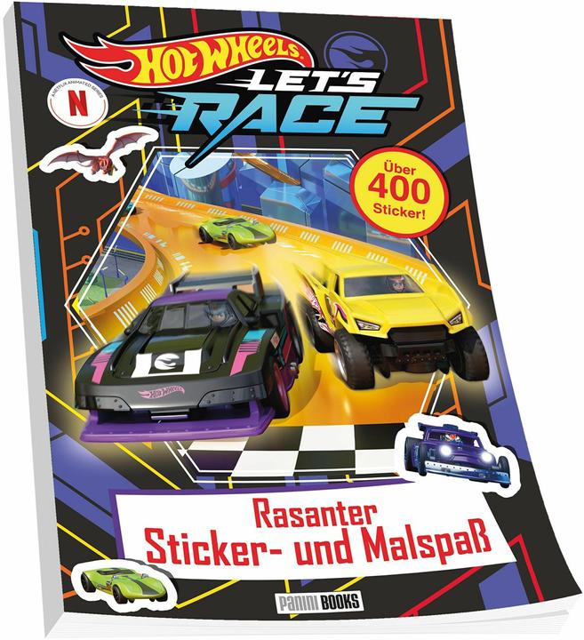 Image du produit Panini Hot Wheels? Let's Race : un jeu d'autocollants et de coloriage endiablé