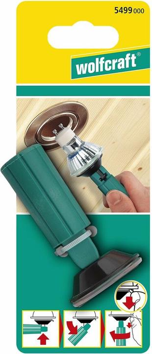 Produktbild wolfcraft 1 Saugnapf für Leuchtmittel