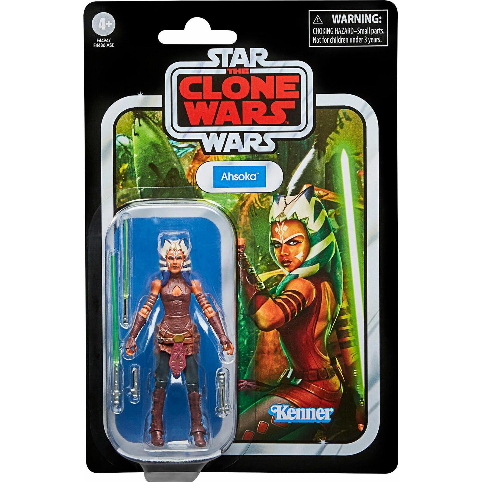 Thumbnail - Hasbro The Vintage Collection Ahsoka VC102 Figur, 9,5 cm grosse Star Wars: The Clone Wars Action-F