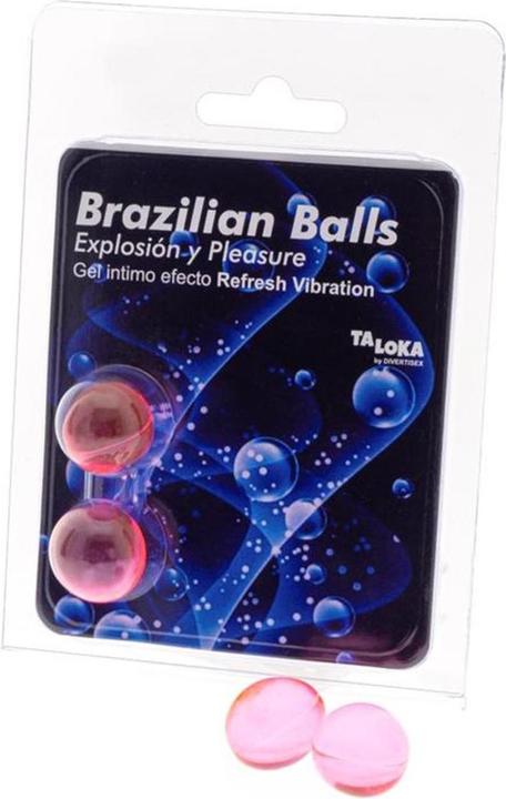 Produktbild Taloka 2 Brasilianische Kugeln Erfrischende Vibrierende Wirkung Aufregendes Gel