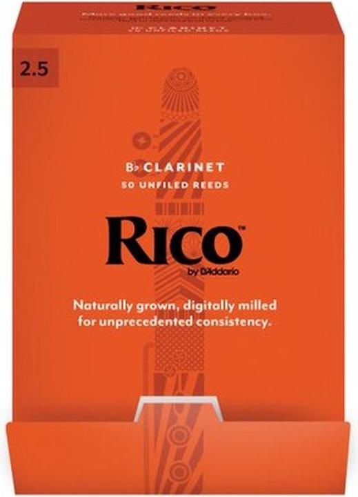 D'Addario DAddario Clarinet Blades Rico Bb Clarinet Already RCA0125B50 Thickness 2550 pieces (Klarinette)