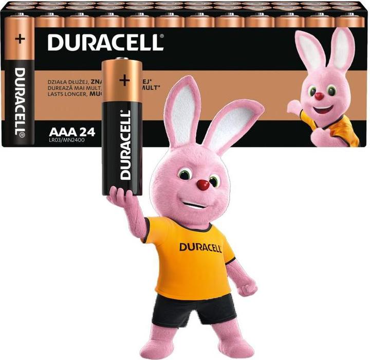 Produktbild Duracell Basic AAA (LR03) - 24 Batterien (4 Stk., AAA, 1100 mAh)