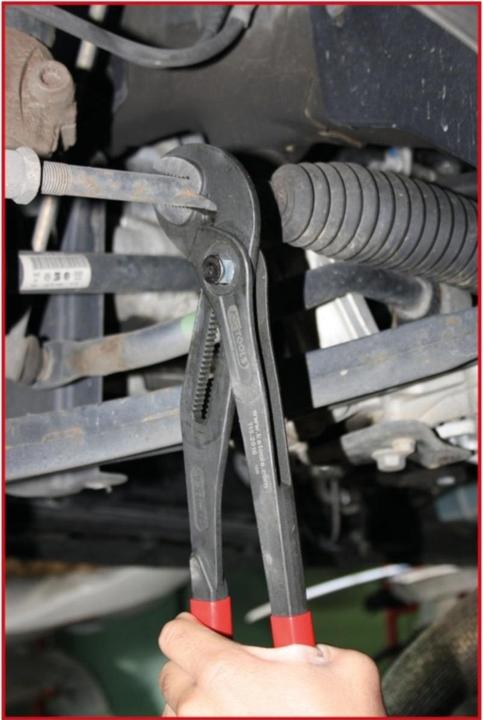 Actual product image KS Tools Water pump pliers, push button adjustment (415 mm)