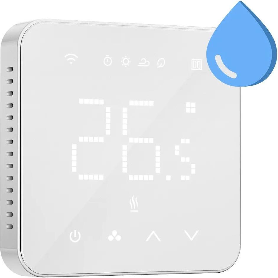 Meross Smart Wi-Fi Thermostat for Boiler/Water Heating System, Termostato, Bianco