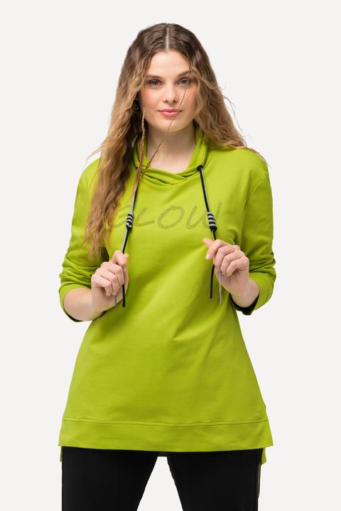 Produktbild Ulla Popken Sweatshirt, Schriftmotiv, Stehkragen, Langarm (50, 52)