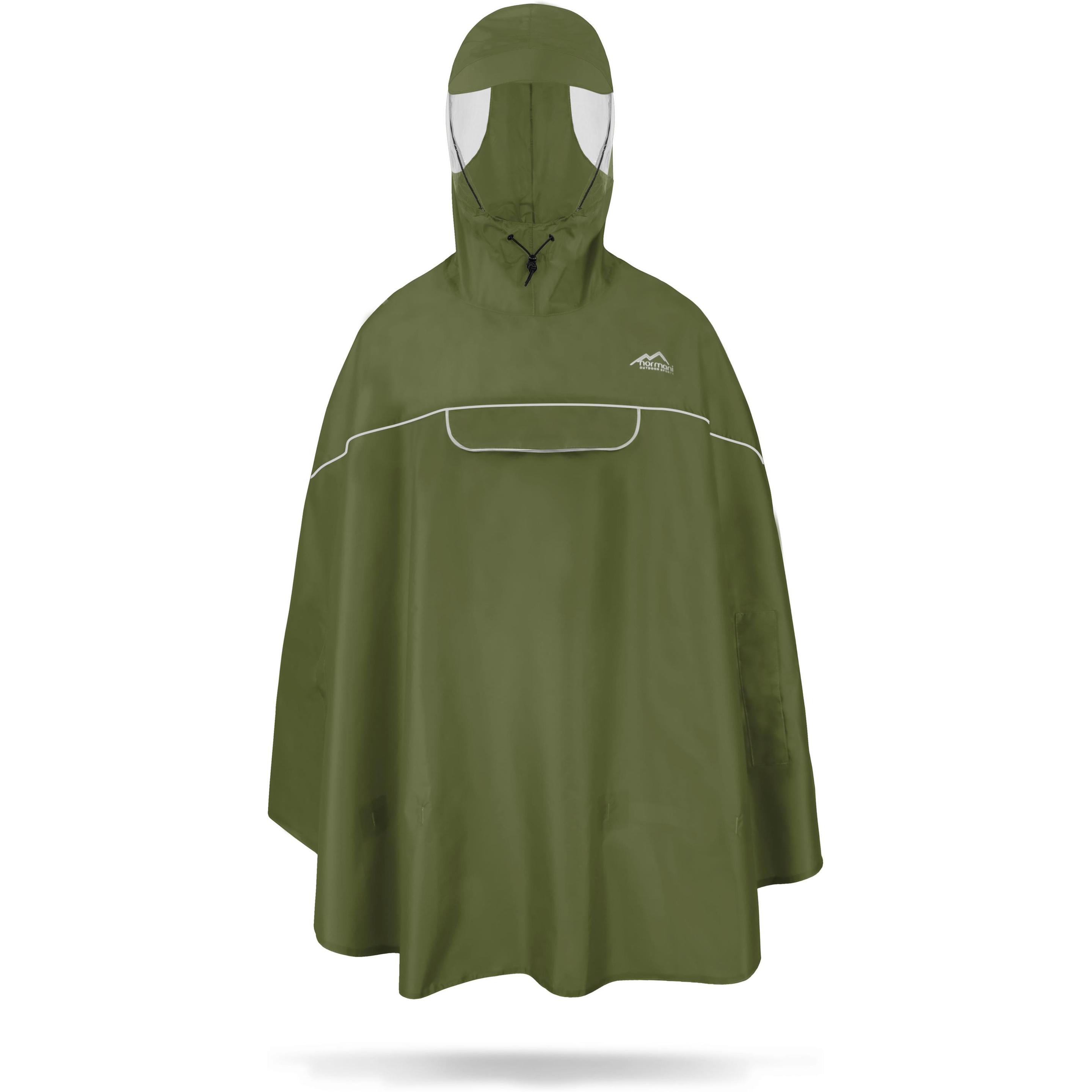 Thumbnail - Normani, Herren, Velojacke, Regenponcho Sohra (L), Grün, L