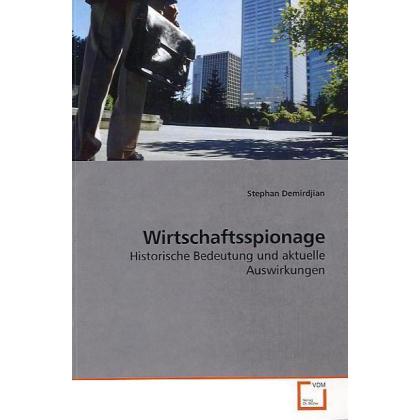 Wirtschaftsspionage, Fachbücher von Stephan Demirdjian