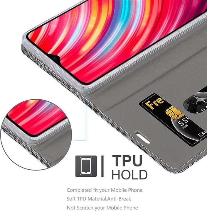 Produktbild Cadorabo Book Jeans Optik Cover (Xiaomi Redmi Note 8 Pro)