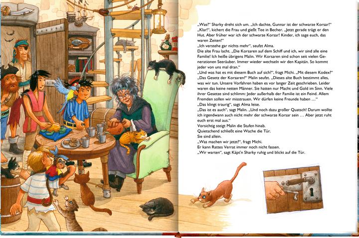 Immagine prodotto Käpt'n Sharky – Der schwarze Korsar (Tedesco, Jeremy Langreuter, Jutta Longreuter, 2024)