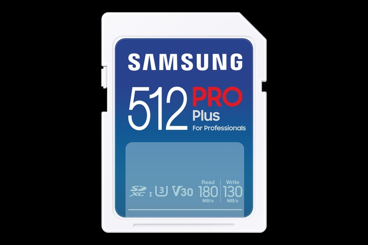 Image du produit Samsung PRO Plus (512 Go, SDXC, U3, UHS-I)