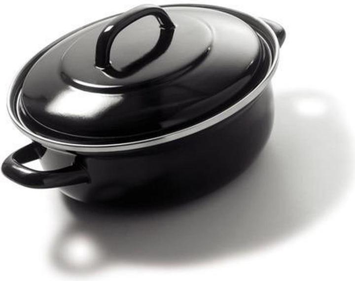 Produktbild BK Fortalit braadpan 26 cm / 3L - emaille - inductie (26 cm, Bräter + Schmortopf, Bratpfanne, Emaille, Stahl)