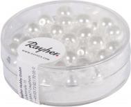 Produktbild Rayher Renaissance Glaswachsperlen, schneeweiss, 45 Stüc