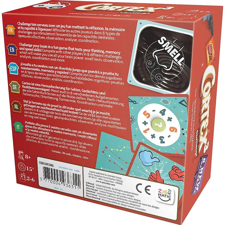 Actual product image Asmodée MAC0010 - Cortex 3 Challenge, card game, for 2-6 players, from 8 years (French, German, 2 - 6 Players)