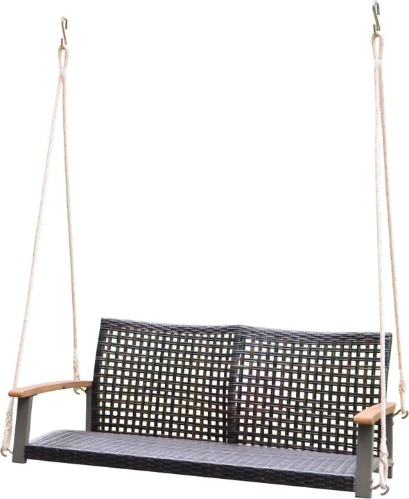 Immagine prodotto Garden Pleasure Panchina sospesa Cuneo 970387 plastica grigia 114,0 cm