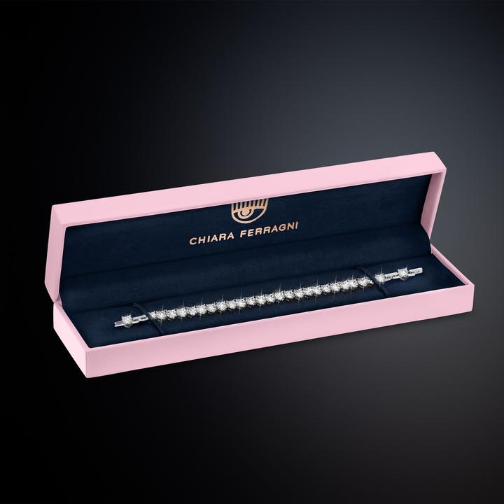 Image du produit Chiara Ferragni Diamond Heart Armband (19 cm, Acier inoxydable)
