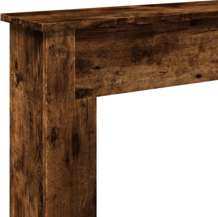 Actual product image VidaXL Fireplace surround Fireplace console Decorative fireplace Fireplace mantelpiece Smoked oak