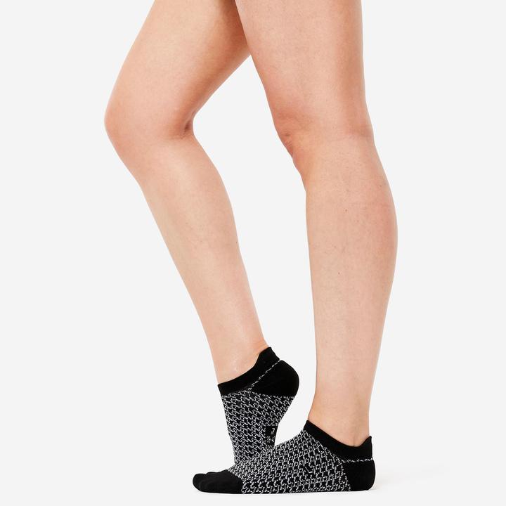 Immagine prodotto Domyos Calzini da donna in confezione da 3 pezzi - nero/bianco (39 - 42)