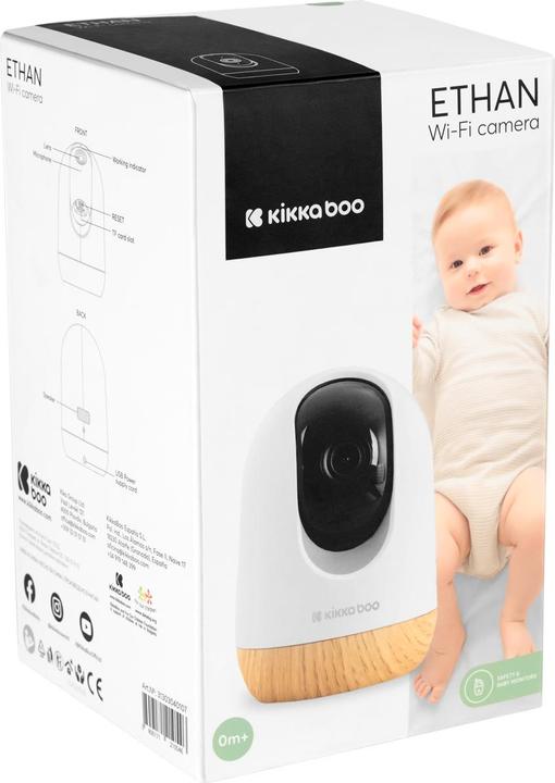Actual product image Kikkaboo Ethan baby monitor camera (Video & Audio, 10 m)
