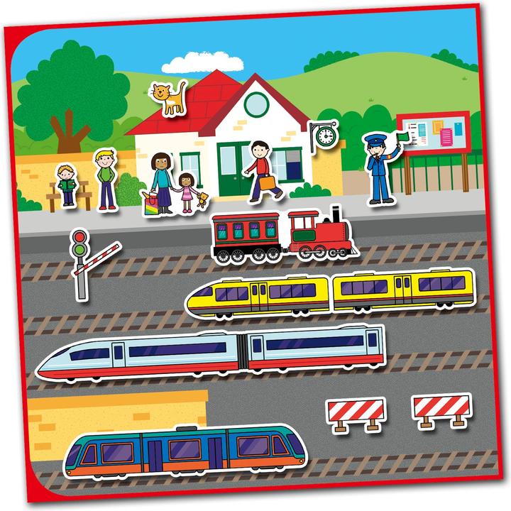 Produktbild Tinka Magic Reusable Sticker Book - Vehicles