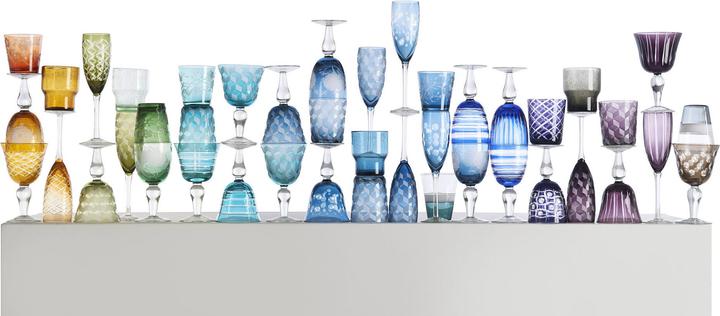 Produktbild Pols Potten Design-Weinglas Set Cuttings (6 Stück) (25 cl, 6 Gläser, Weingläser Set)