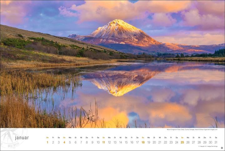 Produktbild Irland Globetrotter Kalender 2026 - Von rauen Küsten und grünen Hügeln (58 x 39 cm)